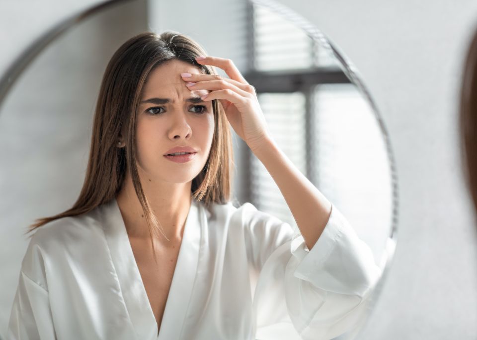 Eliminare le rughe dalla fronte